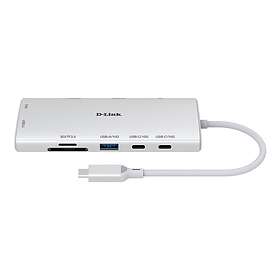D-Link DUP-A01 USB-C Docking Station with RJ-45 SD Card Reader