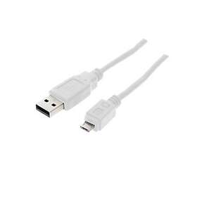 Shiverpeaks BS77182-W USB-A till Micro-USB B USB 2.0 1.8 m