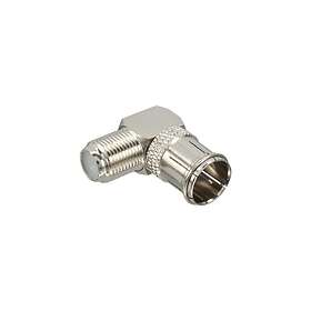 InLine 69923W Adaptateur Coupleur F-Type 90 Degrés F/F