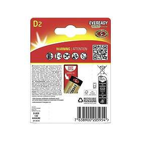 Energizer Eveready Gold D LR20 2-pack
