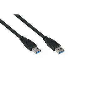 Alcasa electronik Alcasa UK30P-AA-005S USB-A till USB-A USB 3.2 Gen 1 0.5 m