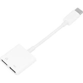 Dac 5903396106545 2W1 USB-C (Hane) till USB-C (Hona) / USB-C (Hona) Adapter