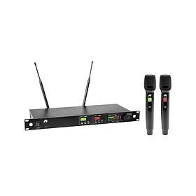 Omnitronic UHF-602 Trådløst Mikrofonsett