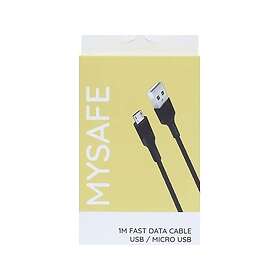 Mysafe 5904208500773 USB-A till Micro-USB 1 m