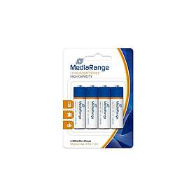 MediaRange Lithium AA 2900mAh 4-pack