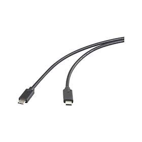 Renkforce RF-5501100 USB-C to USB-C USB 3.2 Gen 2x2 20 Gbit/s 0.5 m