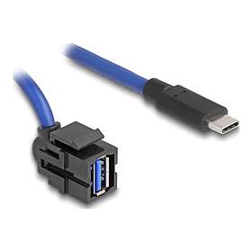 DeLock 88156 USB-C till USB-A USB 3.0 0.5 m Keystone