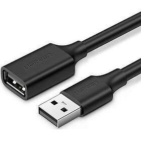 Ugreen UGR417BLK USB-A till USB-A USB 2.0 0.5m Förlängning