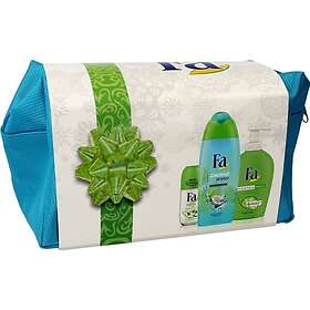 Fa Coconut Water Gavesæt (Duschgel 250ml, Deo Roll-On 50ml, Hygienisk Tvål 250ml)