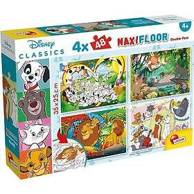 Lisciani Group Disney Two-Sided Maxi Floor Puzzle 4X48 Pieces