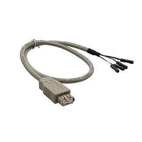DeLock 82433 USB-A (hunn) til 5 Pin Header (hunn) USB 2.0 40 cm