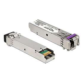 DeLock 86230 1Gbe 1000Base-Bx LC Single Mode Op Til 10 Km 1490 (Tx) / 1310 (Rx) 