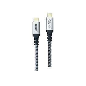 2GO 797512 USB-C till USB-C USB 3.2 Gen 2 10Gbps 1.2 m