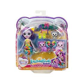 Mattel Enchantimals Lemur Family Nukke Setti GXP-913390