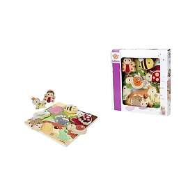 Eichhorn Puzzle Tactile Avec Tissu