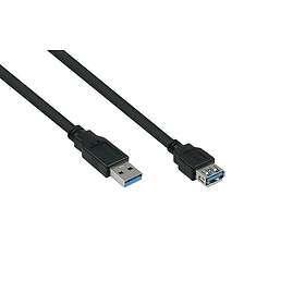 Alcasa electronik Alcasa UK30P-ASA-020S USB-A til USB-A USB 3.2 Gen 1 2 m