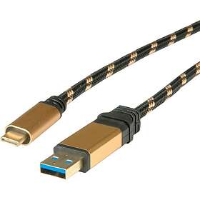 Roline 11.02.9012 USB-A til USB-C USB 3.2 Gen 2 0.5m