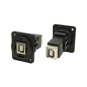 Cliff CP30203NX XLR Adapter USB B Adapter to USB B Adapter, Recessed