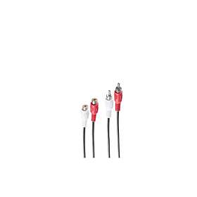 Shiverpeaks 2 x RCA Hane till 2 x RCA Hane Ljudkabel 10m BS40210