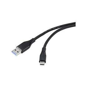 Renkforce RF-4995178 USB-A - USB-C USB 3.2 Gen 1 3m