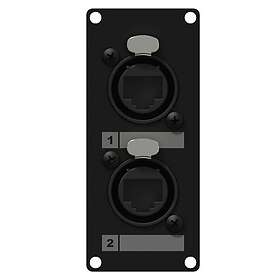 Caymon CASY168/B Casy 1 Space 2X Ethercon À RJ-45 Adaptateur