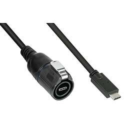 Alcasa electronik Alcasa IC01-16U3101-010 USB-C til USB-C USB 3.2 Gen 2 1m
