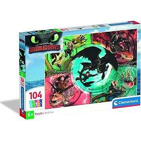 Clementoni How to Train Your Dragon Supercolor 104 Pieces