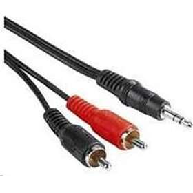 PremiumCord 3.5mm til 2x RCA-kabel 3m kjackcin3