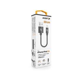 Aligator DATKP37 USB-A til Lightning 0.5 m