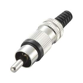 TRU COMPONENTS 719282 RCA Connector Plug, Straight, 2 Pole, 1 pc