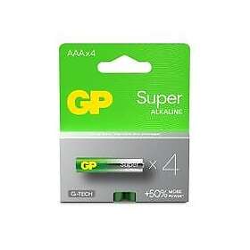 GP Batteries Super Alkaline AAA 4-pack