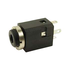 Cliff FC681374V 3.5mm Jack Connector, Recessed Vertical, 3 Pole, Stereo