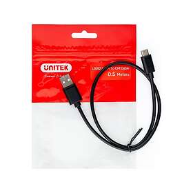 Unitek Y-C481BK USB-A till USB-C USB 2.0 0.5m