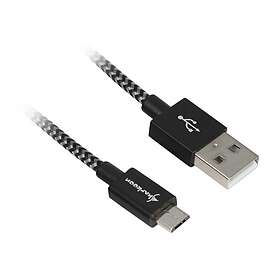 Sharkoon 4044951027002 USB-A till USB-B USB 2.0 1.0 m