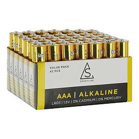 Smartline Alkaline AAA LR03 42-pack