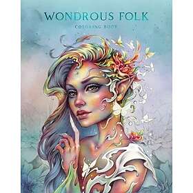 Christine Wondrous Folk Coloring Book