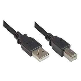 Alcasa electronik Alcasa 2510-05OFS USB-A till USB-B USB 2.0 0.5m