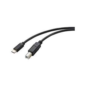 Renkforce RF-5720420 USB-C till USB B-kabel