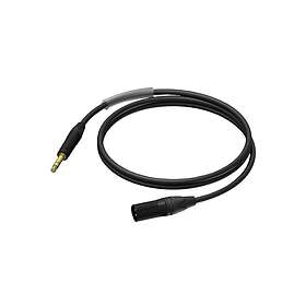 Procab XLR Hane till Stereo Jack Hane Kabel 1.5m PRA724/1.5
