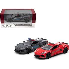 Kinsmart 2021 Corvette Police/Shariff Leluauto