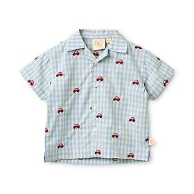 Flöss Albert Sininen Gingham Paita Autokoristeluilla (Miesten)