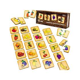 PuzzleOK Wooden Fruit Matching Puzzle