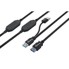 MediaRange MRCS244 USB-A till USB-A USB 3.2 Gen 1 15 m