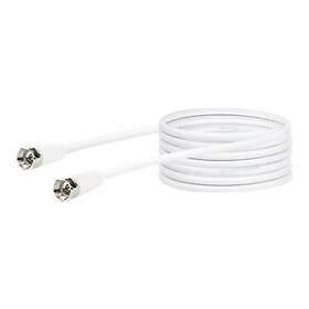 Schwaiger Koaxialantennkabel F-kontakt Hane till F-kontakt Hane 5m KVC250 052