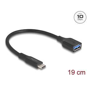 DeLock 67179 USB-C (Uros) - USB Type A (Naaras) Sovitin Jopa 10 Gbps Tiedonsiirt