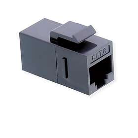 Value 7611990196821 RJ-45 Keystone Modular Coupler Cat.6 Unshielded