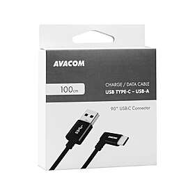 Avacom DCUS-TPCLR-10K USB-A till USB-C USB 2.0 1.1m 90 Graders