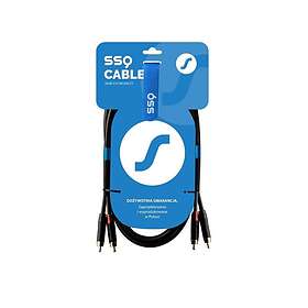 SSQUZA SOUND STATION QUALITY (SSQ) 2xRCA till 2xRCA Kabel 3m SS-1433