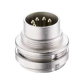 Lumberg 0314 03 DIN Circular Connector Panel Mount Pins: 3