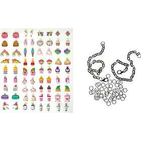 Lean Toys Korujenvalmistussarja Luova Rannekorusetti Riipus Puffy Rainbow